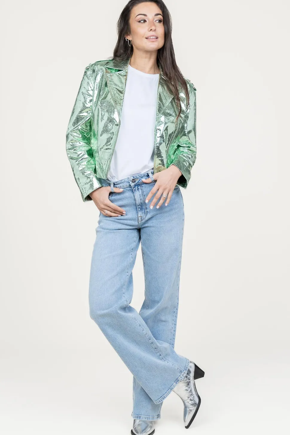 Wide Leg Stretch Jeans Bella | Blue... | Dante 6 | Little Soho