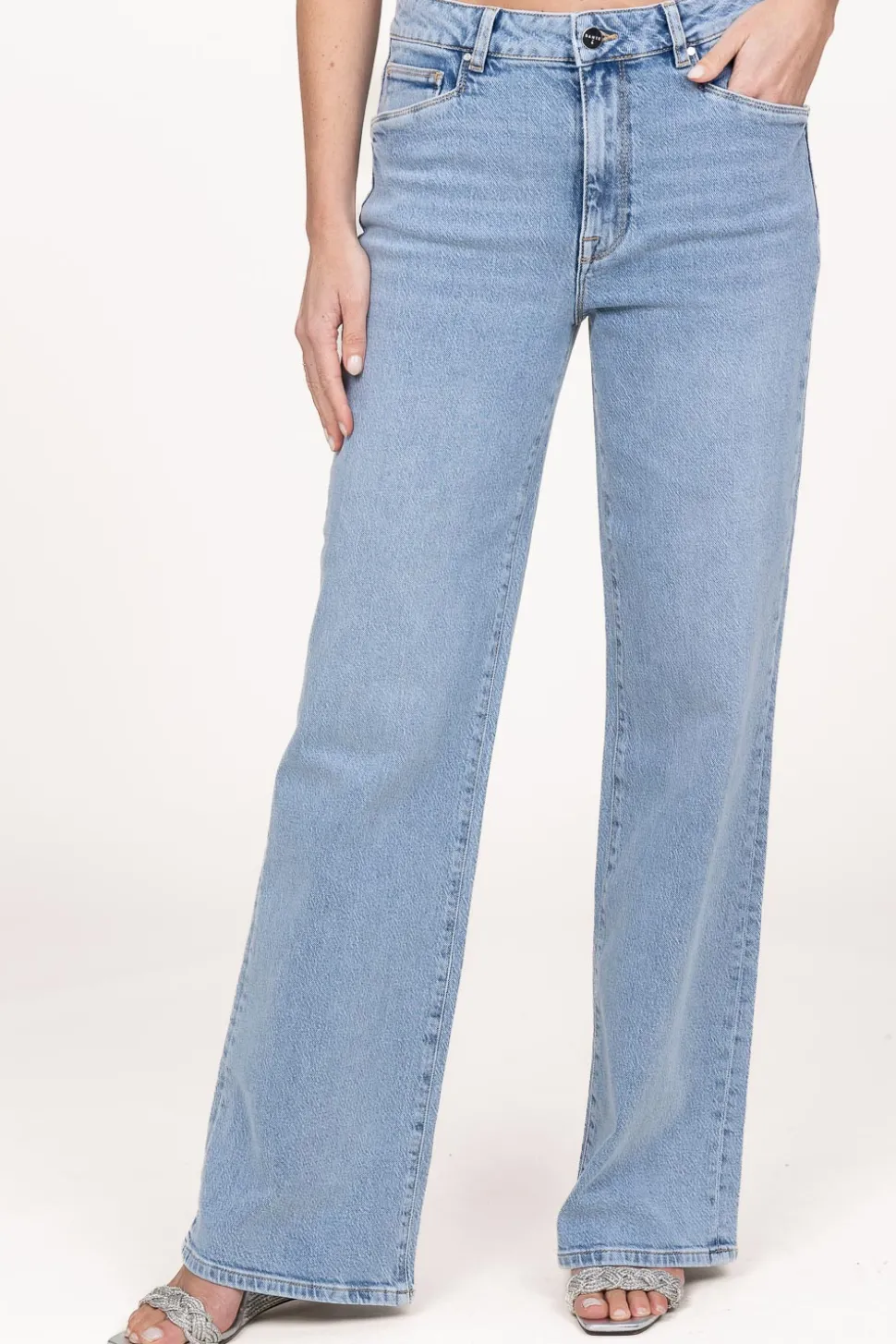 Wide Leg Stretch Jeans Bella | Blue... | Dante 6 | Little Soho