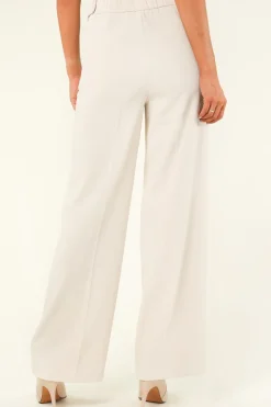 Wide Leg Trousers Lucas | Natural... | Dante 6 | Little Soho