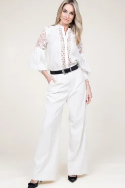 Wide Leg Trousers Tailor | Natural... | Copenhagen Muse | Little Soho