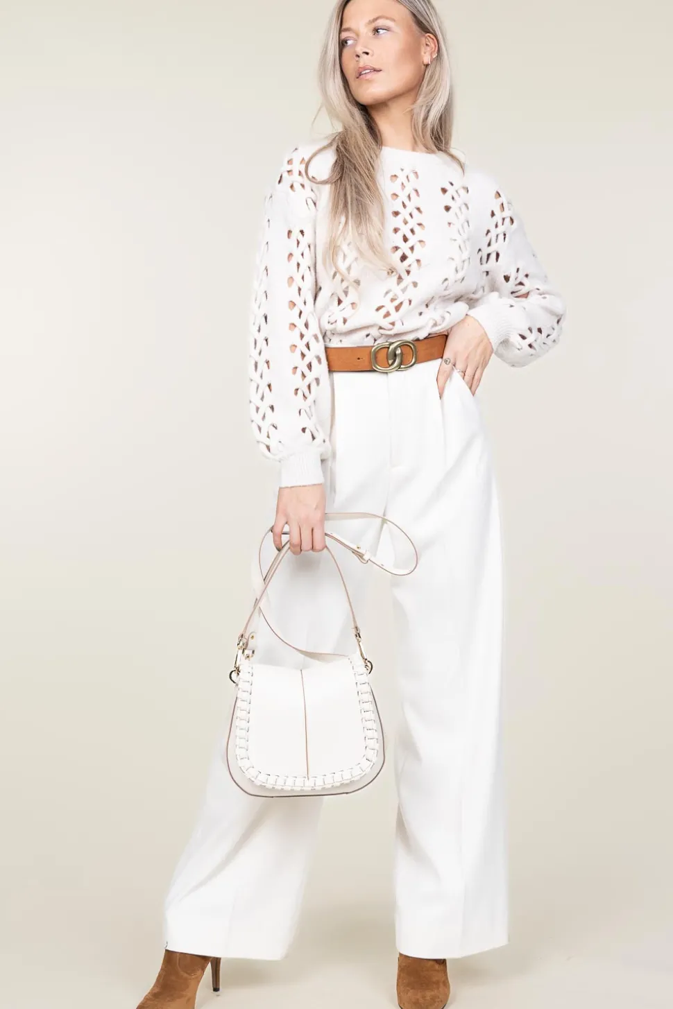 Wide Leg Trousers Tailor | Natural... | Copenhagen Muse | Little Soho