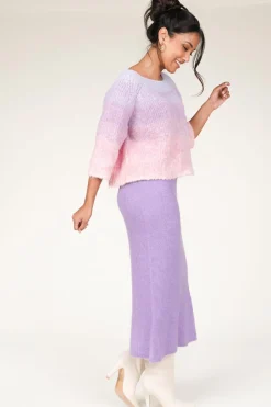 Wol Mix Skirt Ty | Purple... | American Vintage | Little Soho