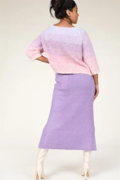 Wol Mix Skirt Ty | Purple... | American Vintage | Little Soho
