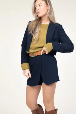 Wrap Skort Vola | Blue... | Co'Couture | Little Soho